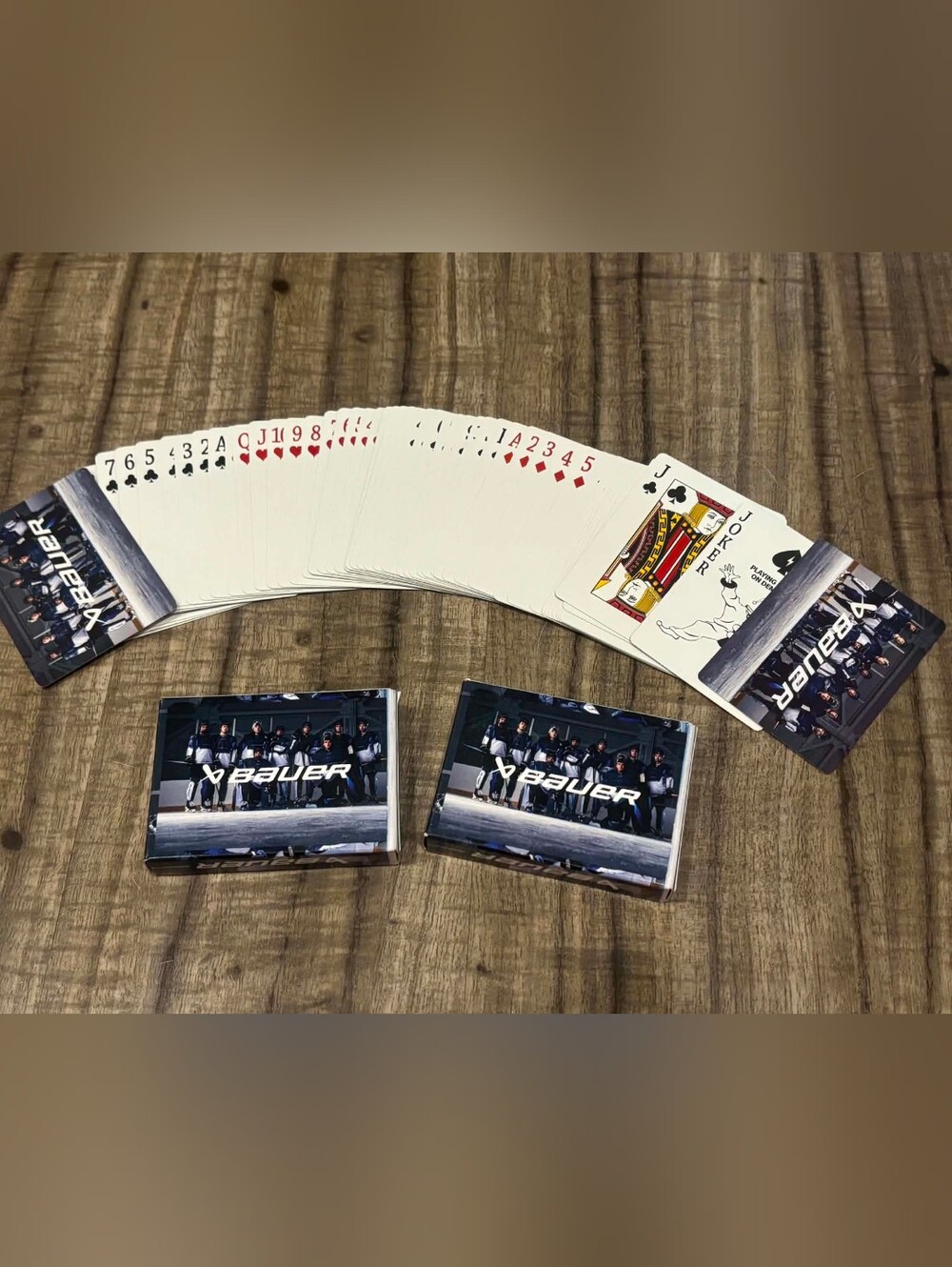 Two Decks Of Bauer Hockey Playing Cards